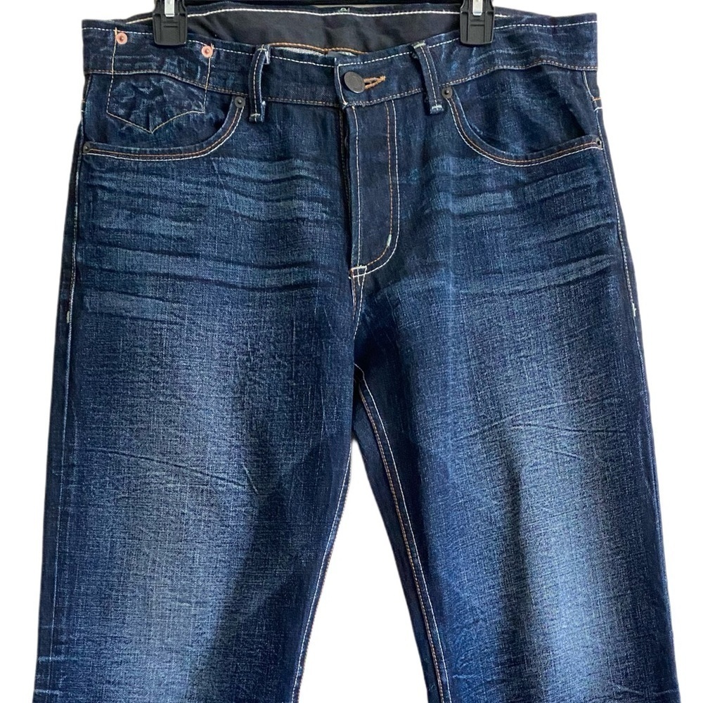 ARMANI EXCHANGE Men’s Button Fly Mid-Rise Boot Cut Jeans Size 33 Long - Picture 3 of 9